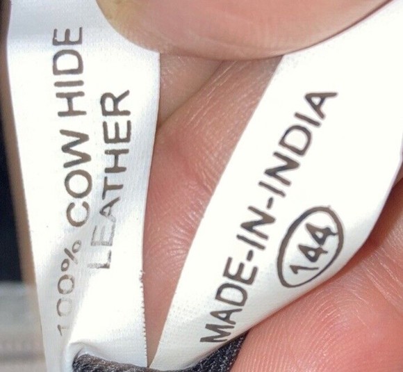 Off-White OR Cream Colored 100% Cowhide Leather Shoulder Bag Purse Bag Tote - Picture 7 of 10